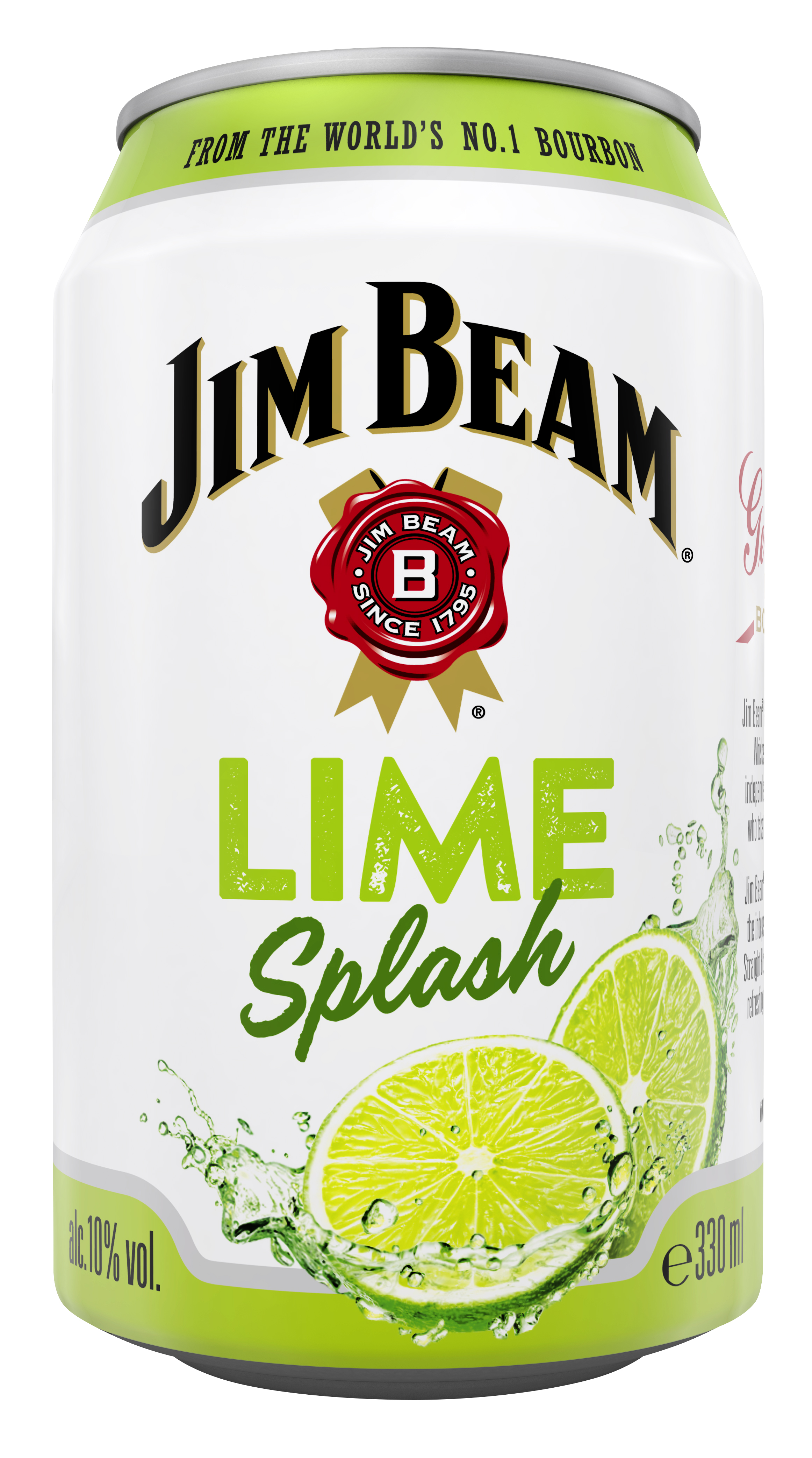 Jim Beam® Lime Splash 10% vol. 12x0,33 l Dose