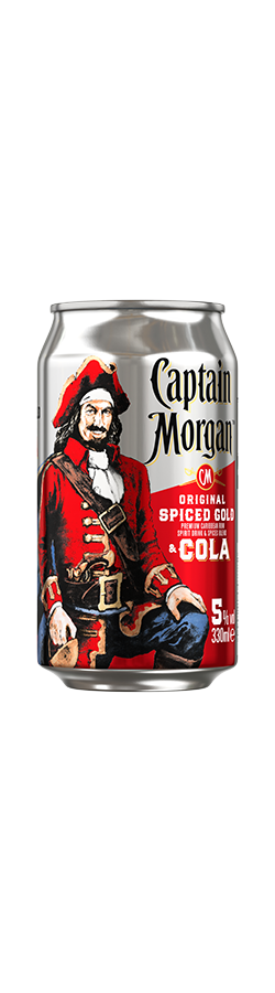 Captain Morgan Original Spiced Gold & Cola 12x0,33 Dose