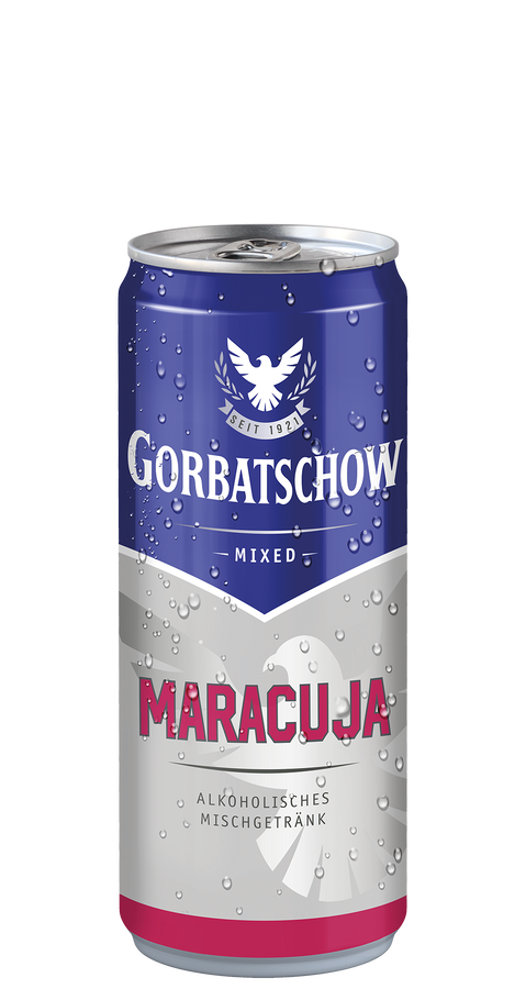 Gorbatschow Wodka & Maracuja 10% 12x0,33 l Dose