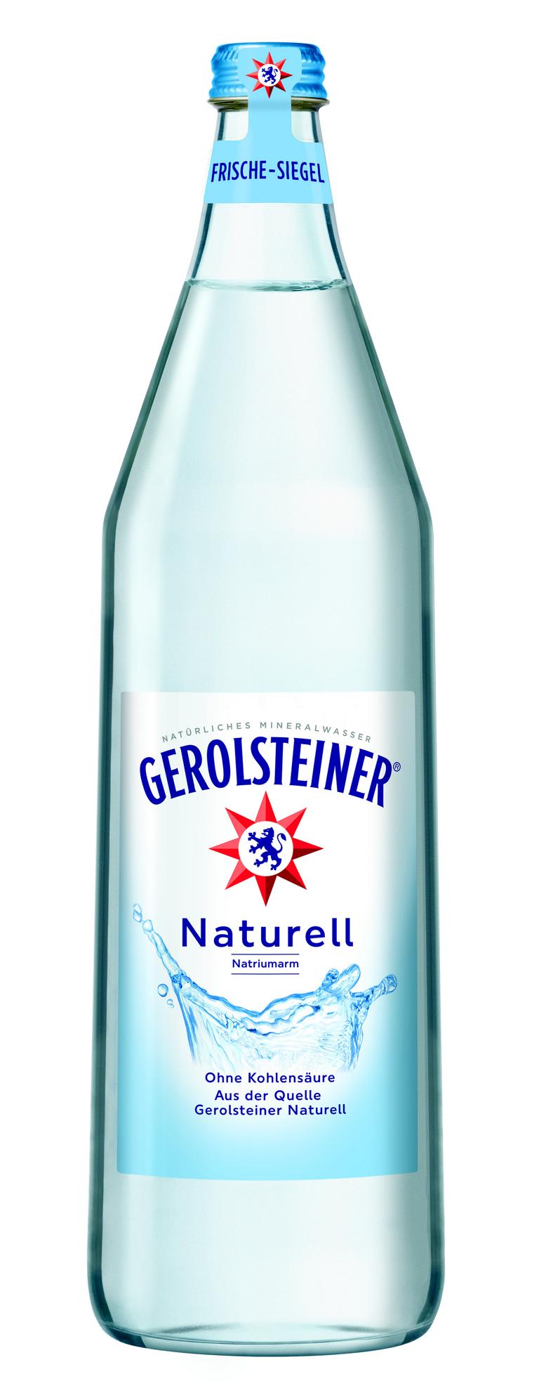 Gerolsteiner Naturell 6x1 l Glas MW