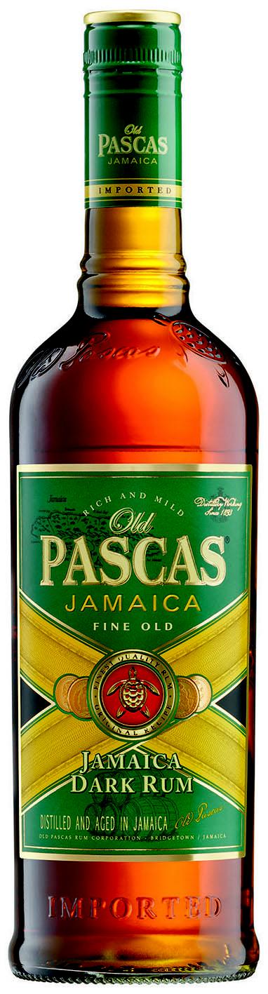 Old Pascas Jamaica Dark Rum 40% vol. 1 l