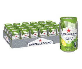 SANPELLEGRINO Zitrone & Minze 24x0,33 l Dose