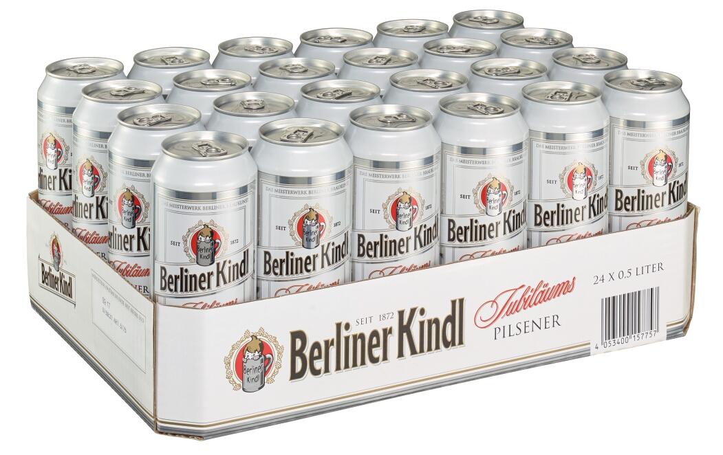 Berliner Kindl Jubiläums Pilsener 24x0,5 Dose