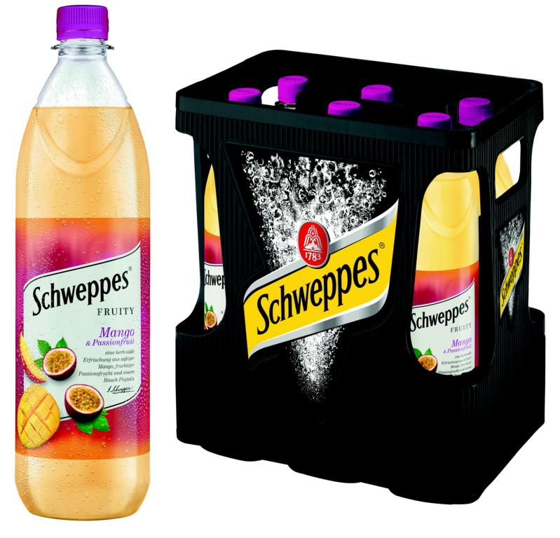 Schweppes Fruity Mango & Passionfruit 6x1 l