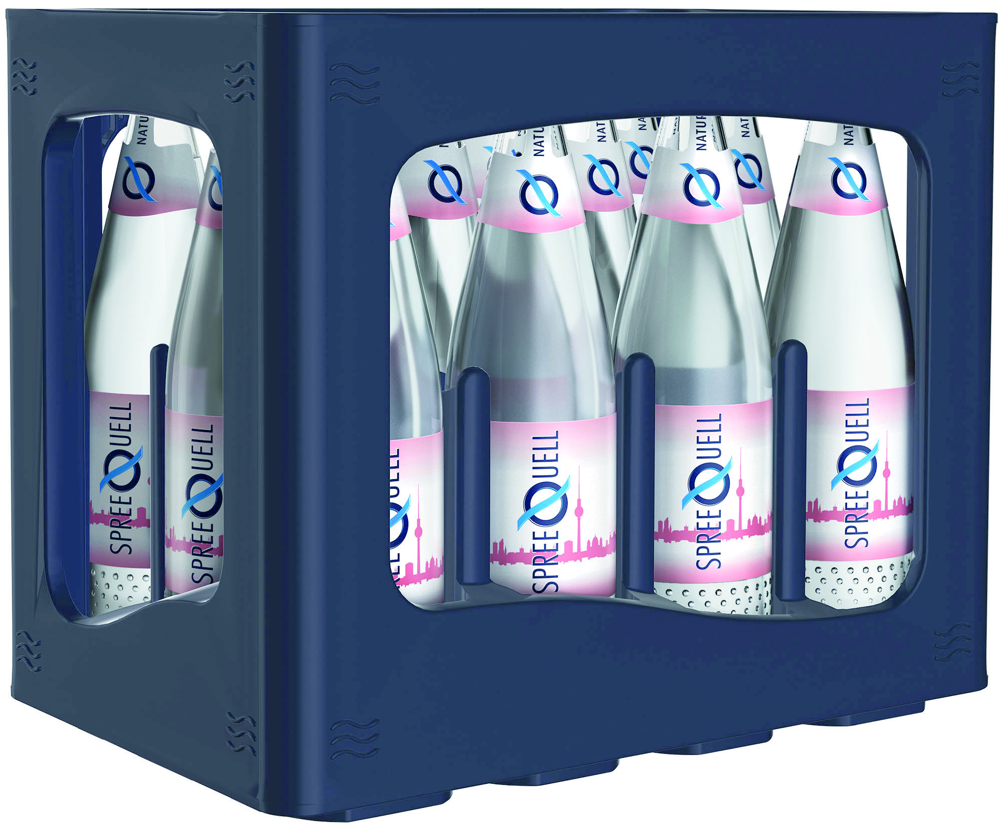 Spreequell Naturell 12x 0,75 l Glas