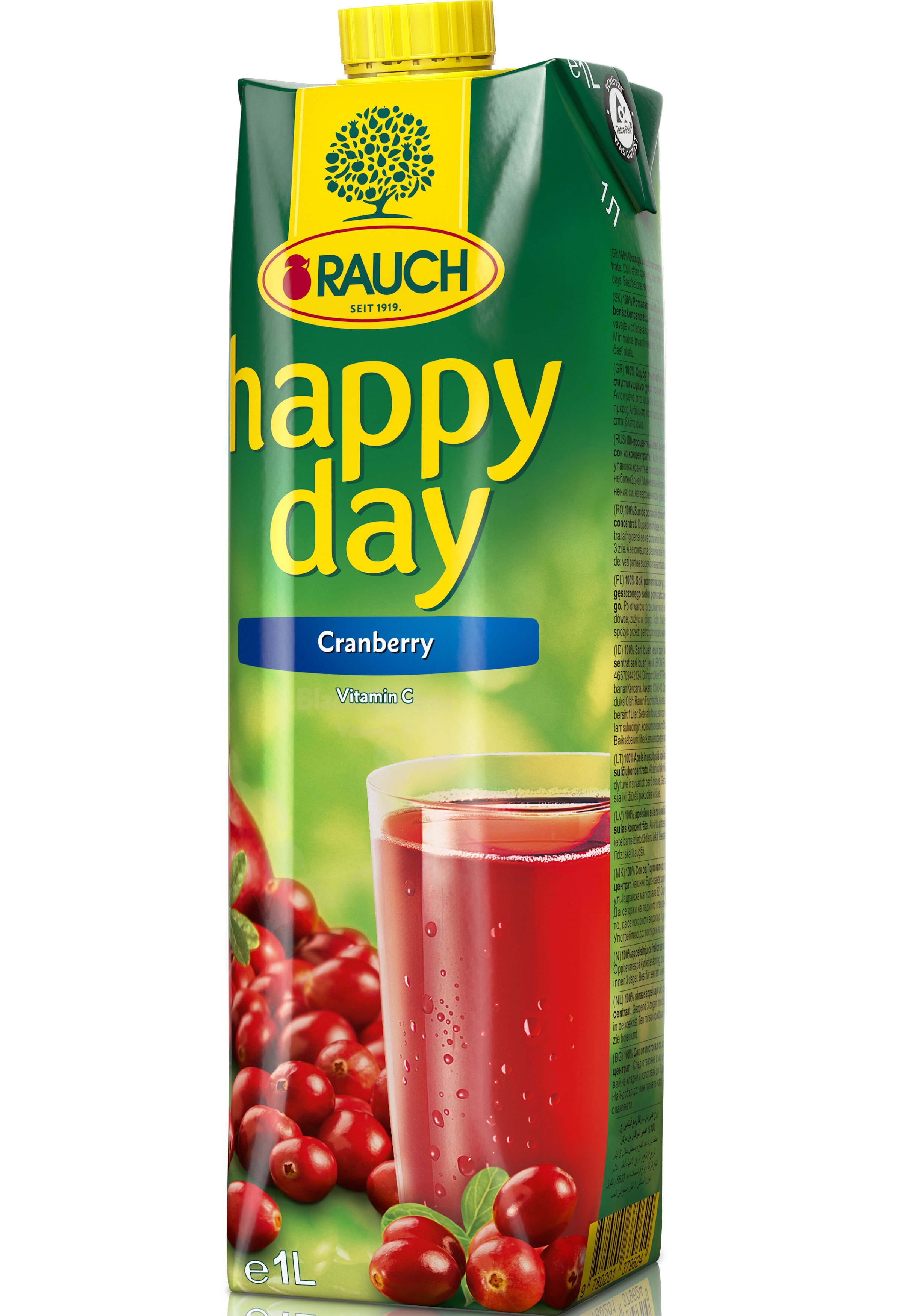 Rauch Happy Day Cranberry 6x1 l