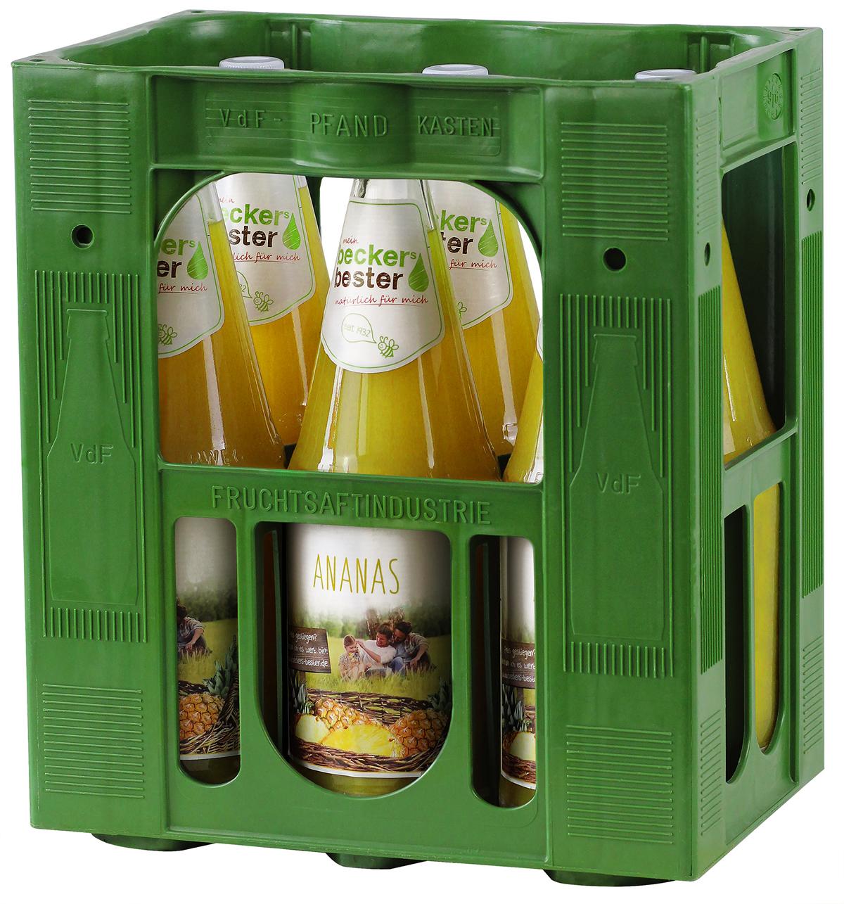 Beckers Bester Ananassaft 6x1 l