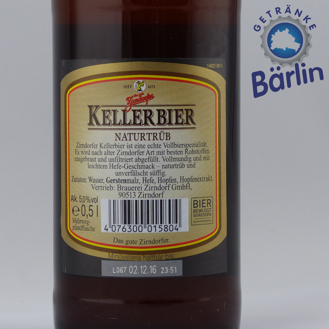 Zirndorfer Kellerbier 20x0,5 l
