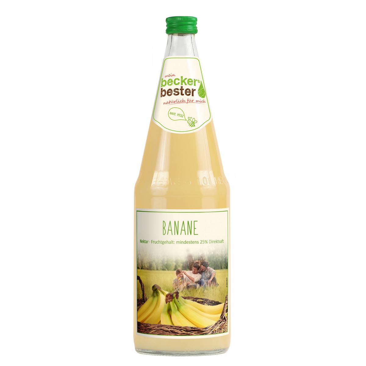 Beckers Bester Bananen-Nektar 6x1 l 