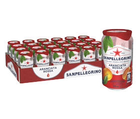 SANPELLEGRINO Aranciata Rossa 24x0,33 l Dose