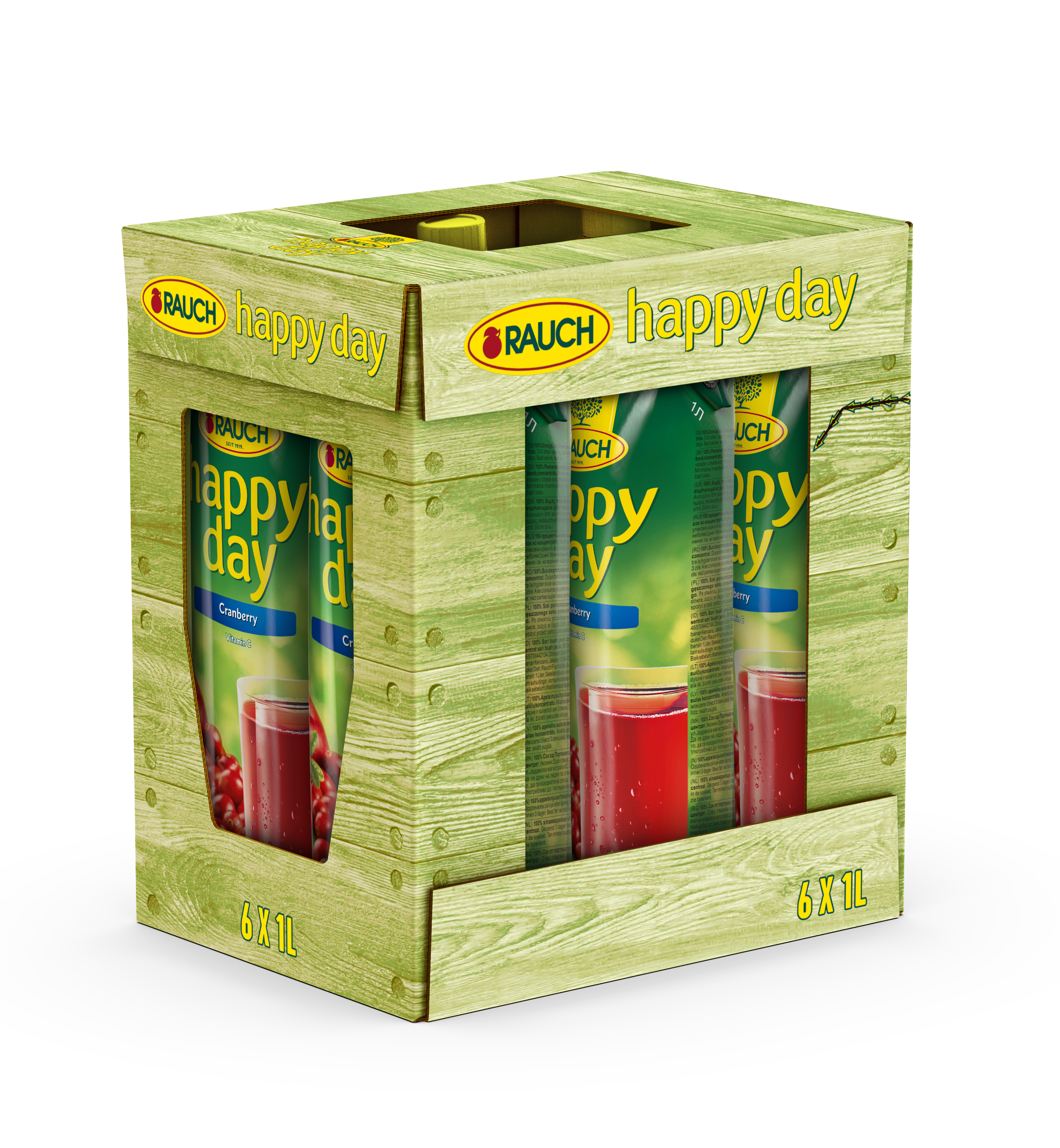 Rauch Happy Day Cranberry 6x1 l