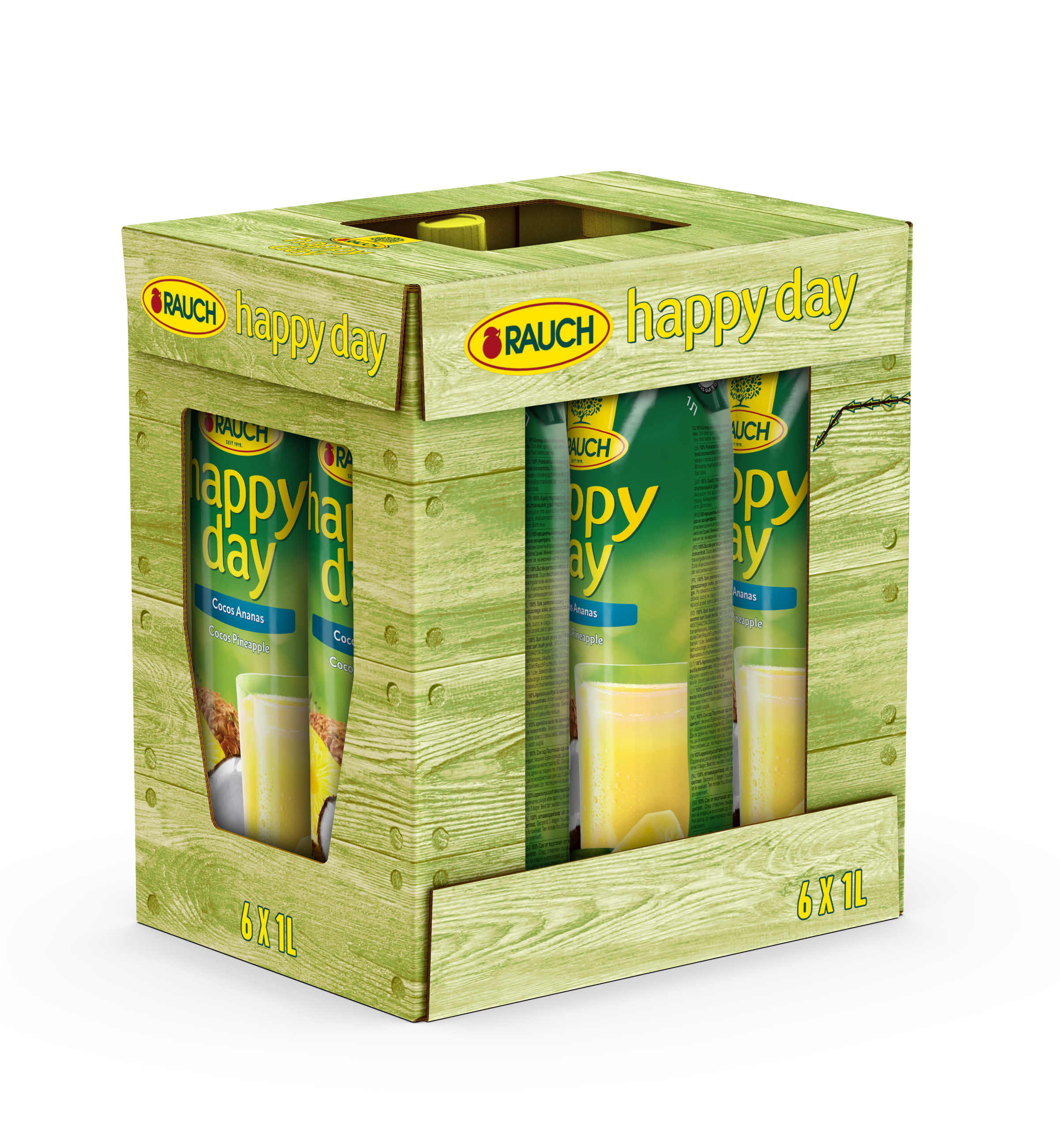 Rauch Happy Day Cocos-Ananas 6x1 l