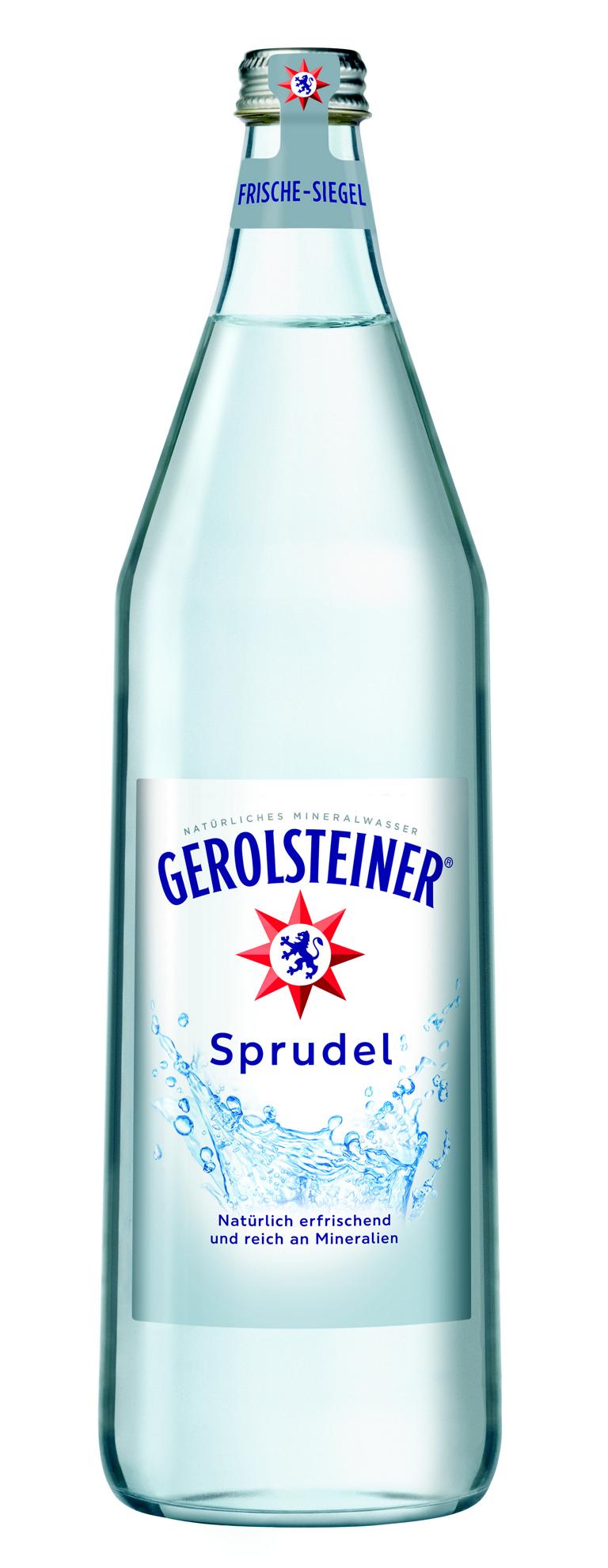 Gerolsteiner Sprudel 6x1 l Glas MW