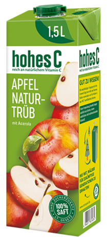 Hohes C Apfel-Acerola naturtrüb 8x1.5 l Tetra Pak