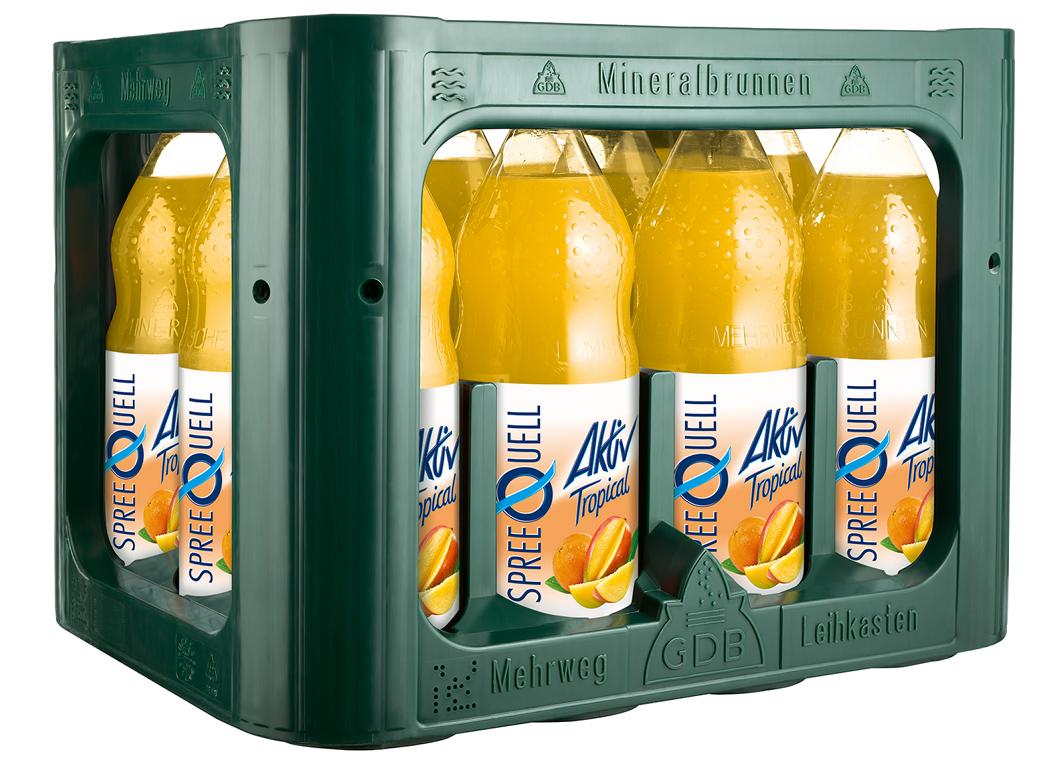 Spreequell Aktiv Tropical 12x1 l PET
