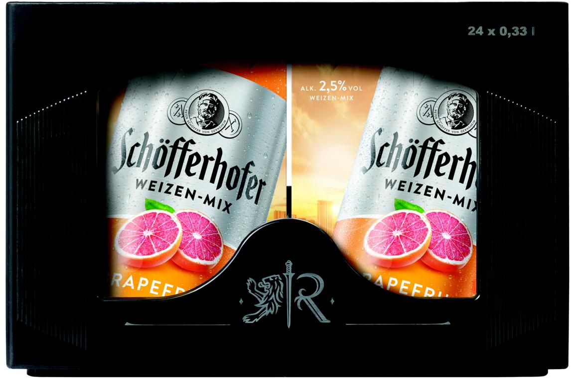 SCHÖFFERHOFER WEIZEN-MIX  Grapefruit 24x0,33 l