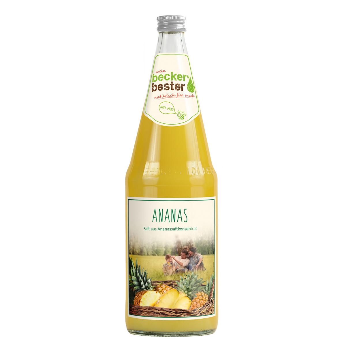 Beckers Bester Ananassaft 6x1 l