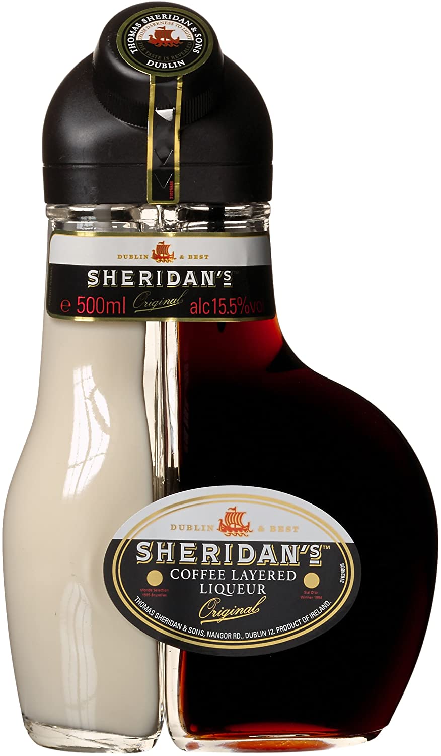 Sheridan`s Original Double Likör 15,5% vol. 0,5 l