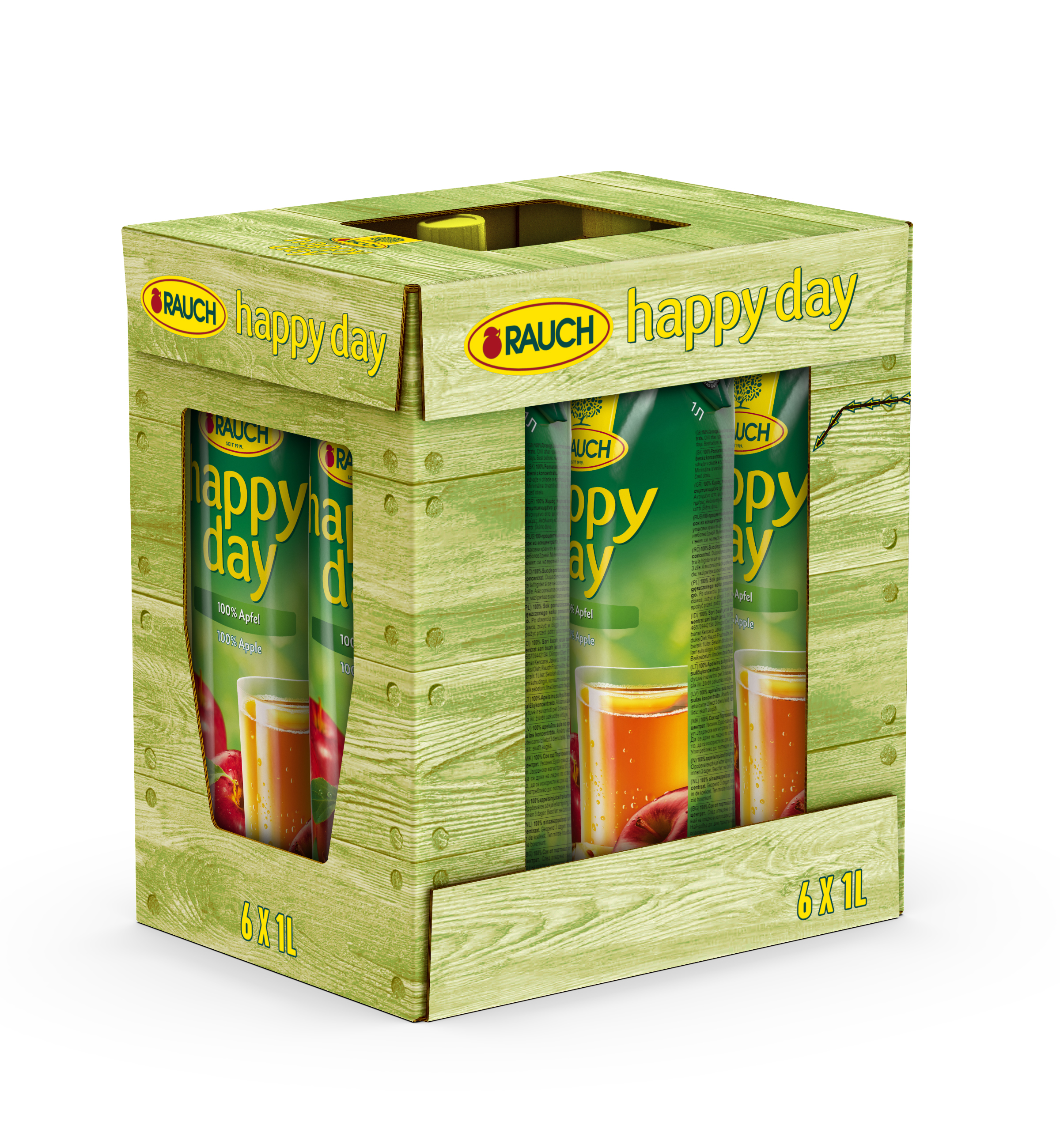 Rauch Happy Day 100% Apfel 6x1 l