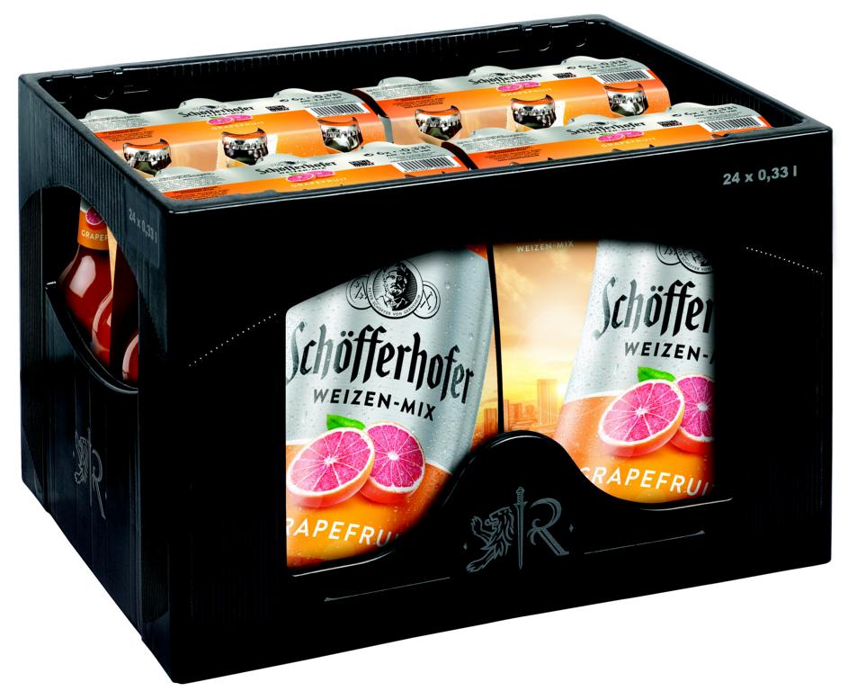 SCHÖFFERHOFER WEIZEN-MIX  Grapefruit 24x0,33 l