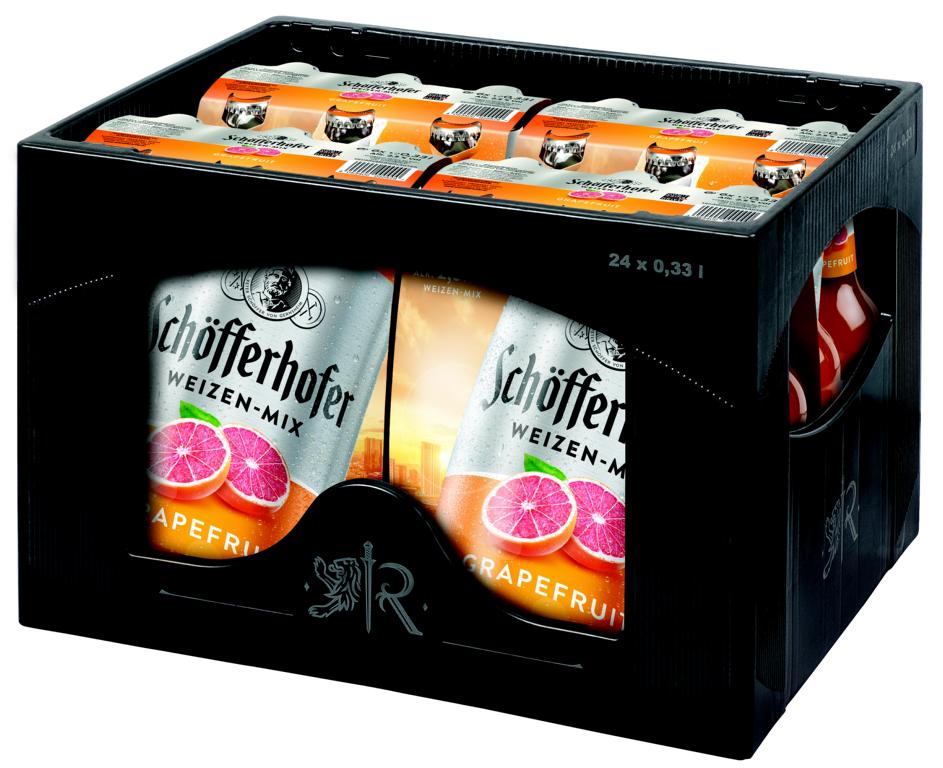 SCHÖFFERHOFER WEIZEN-MIX  Grapefruit 24x0,33 l