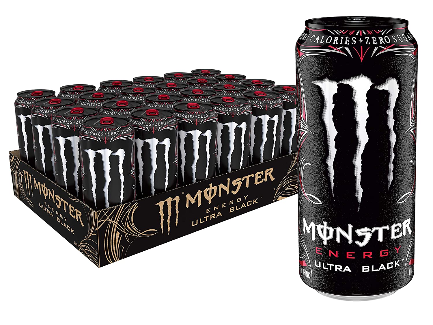 Monster Energy Ultra Black 12x0,5 l Dose