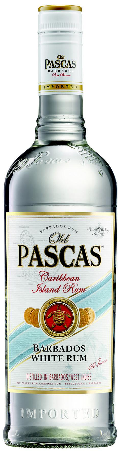 Old Pascas Barbados White Rum 37,5% vol. 1 l