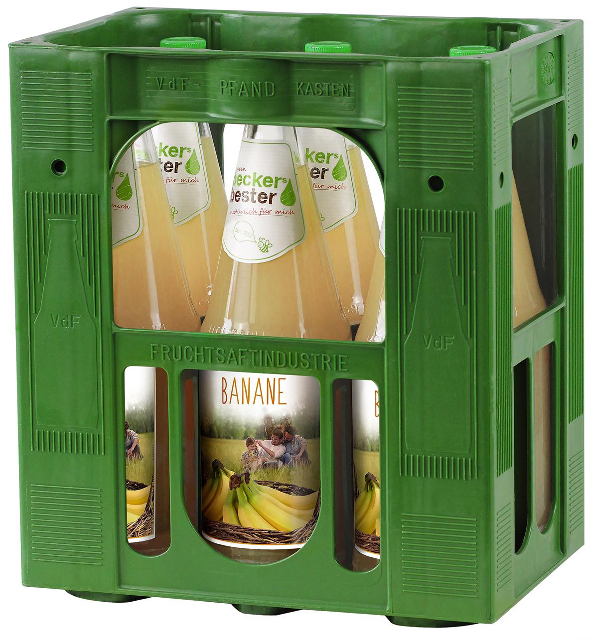 Beckers Bester Bananen-Nektar 6x1 l 
