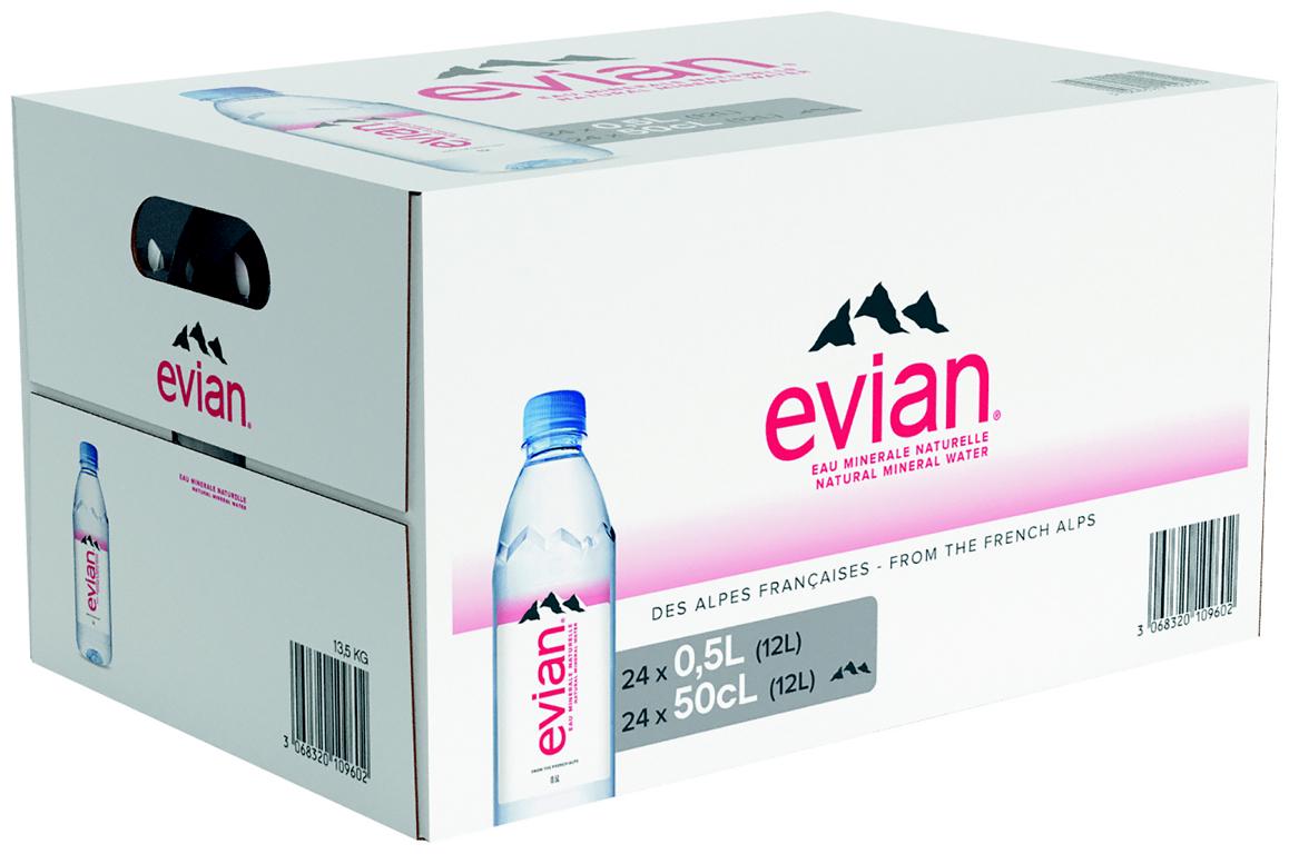 Evian  24x0,5 l.