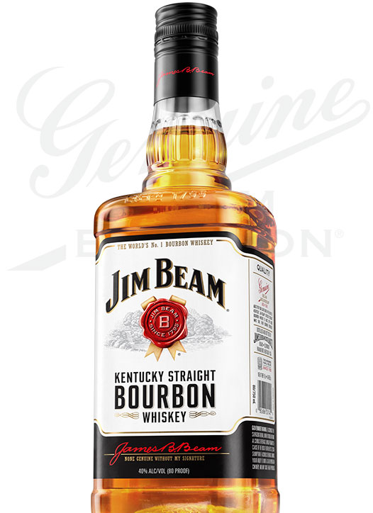 Jim Beam® Kentucky Straight Bourbon Whiskey 40% vol. 1 l