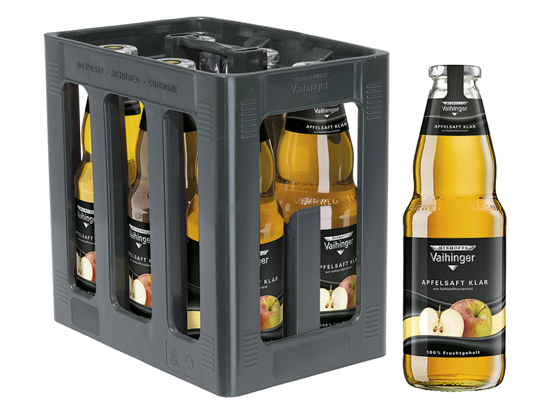 Niehoffs Vaihinger Apfelsaft klar 6x1 l