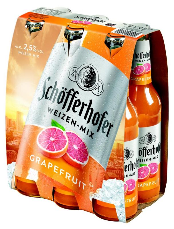 SCHÖFFERHOFER WEIZENMIX Grapefruit 24x0,33 l